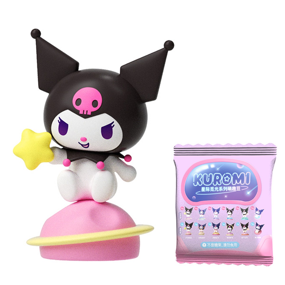 195грн+10%дисконт Арт. 24MQD-033 Фігурка-сюрприз Pop Top Kuromi – Галактичні пригоди (світло)