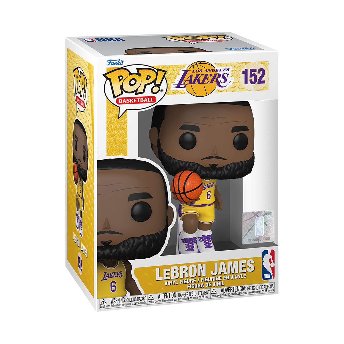 845+10%дисконт Арт.65792 Ігрова фігурка Funko Pop! - Леброн Джеймс у жовтій уніформі