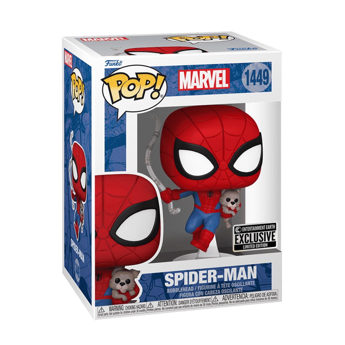 1145грн+15%дисконт Арт.85244 Ігрова фігурка Funko POP! серії Людина-Павук - Людина-Павук із собакою