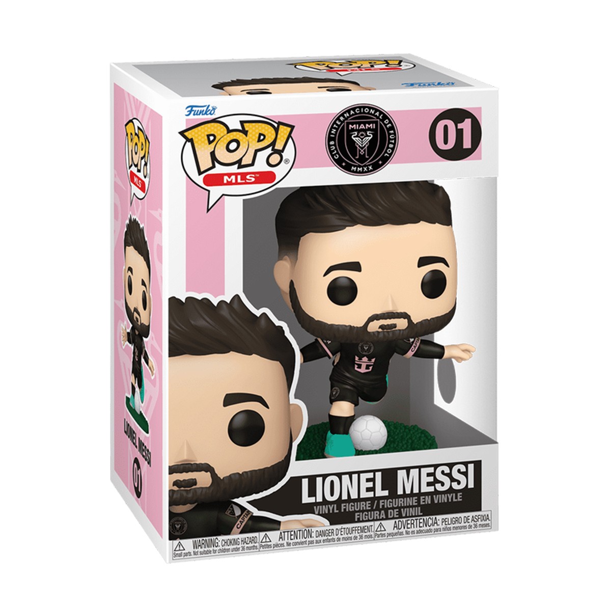 845грн+10% дисконт Арт.88617 Ігрова фігурка Funko POP! серії Футбол: Інтер Маямі - Ліонель Мессі