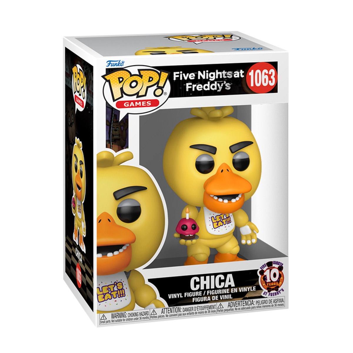 845грн+10% дисконт Арт.87114 Ігрова фігурка Funko POP! серії 5 ночей у Фредді - Чіка з Містером Кексом