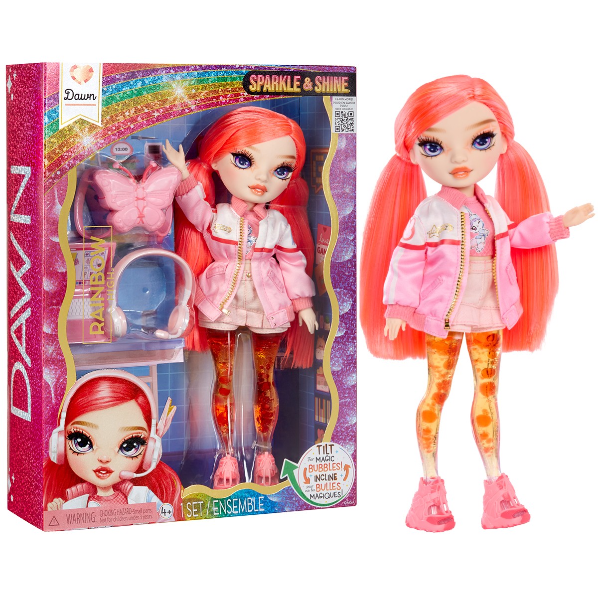 2295грн+15% дисконт Арт.429234 Ігровий набір Rainbow High серії Sparkle & Shine - Доун