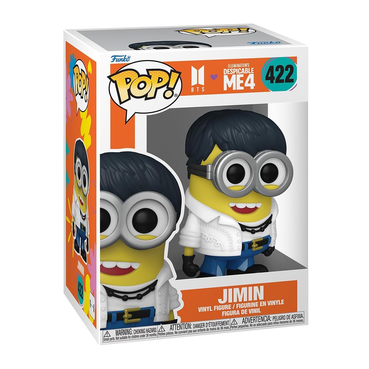 845грн +15% дисконт Арт.85964 Ігрова фігурка Funko POP! cерії Minions x BTS - Чімін