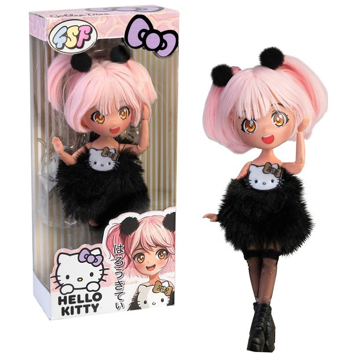 895грн+10% дисконт Арт.HKTF0200 Лялька 4SF Manga Dolls серії Hello Kitty – Золота Діва