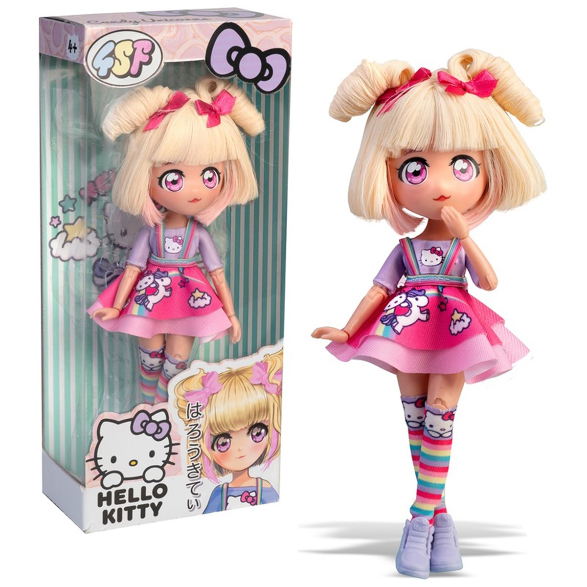 895грн+10% дисконт Арт.HKTF0400 Лялька 4SF Manga Dolls серії Hello Kitty – Цукерочка-єдиноріг