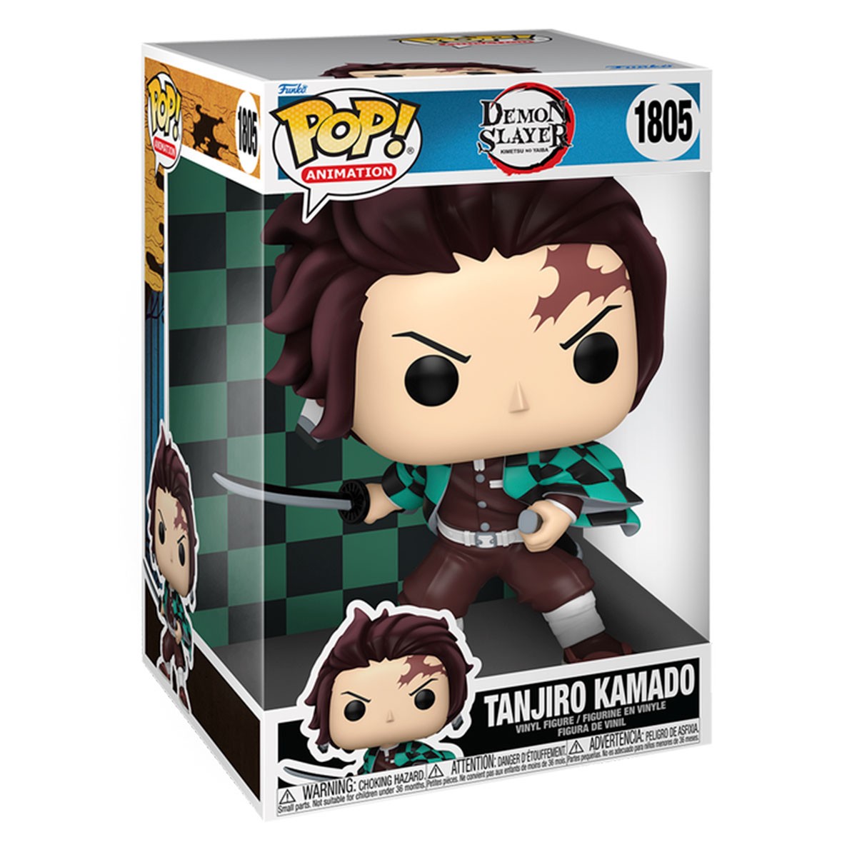 2575+15% дисконт Арт.83720 Ігрова фігурка Funko POP! серії Вбивця демонів - Камадо Танджіро (27 см)