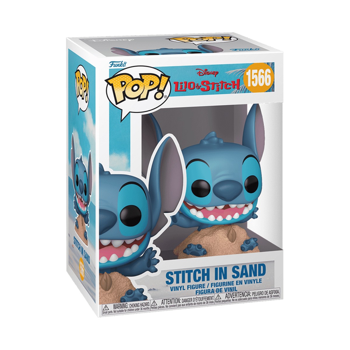 845грн+15% дисконт Арт.86276 Ігрова фігурка Funko POP! - Стіч у піску