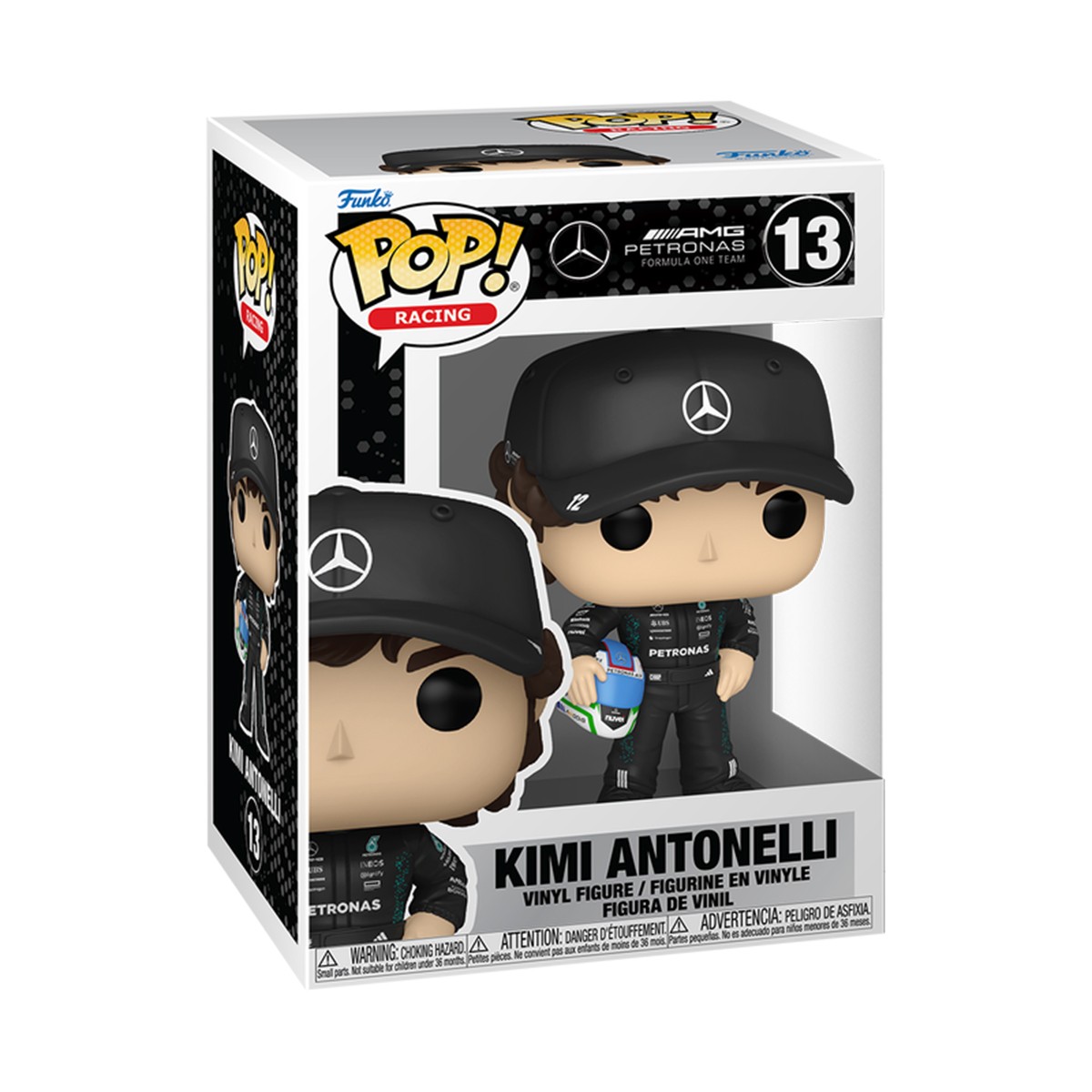 845грн +15% дисконт Арт.89319 Ігрова фігурка Funko POP! серії Формула-1 - Кімі Антонеллі
