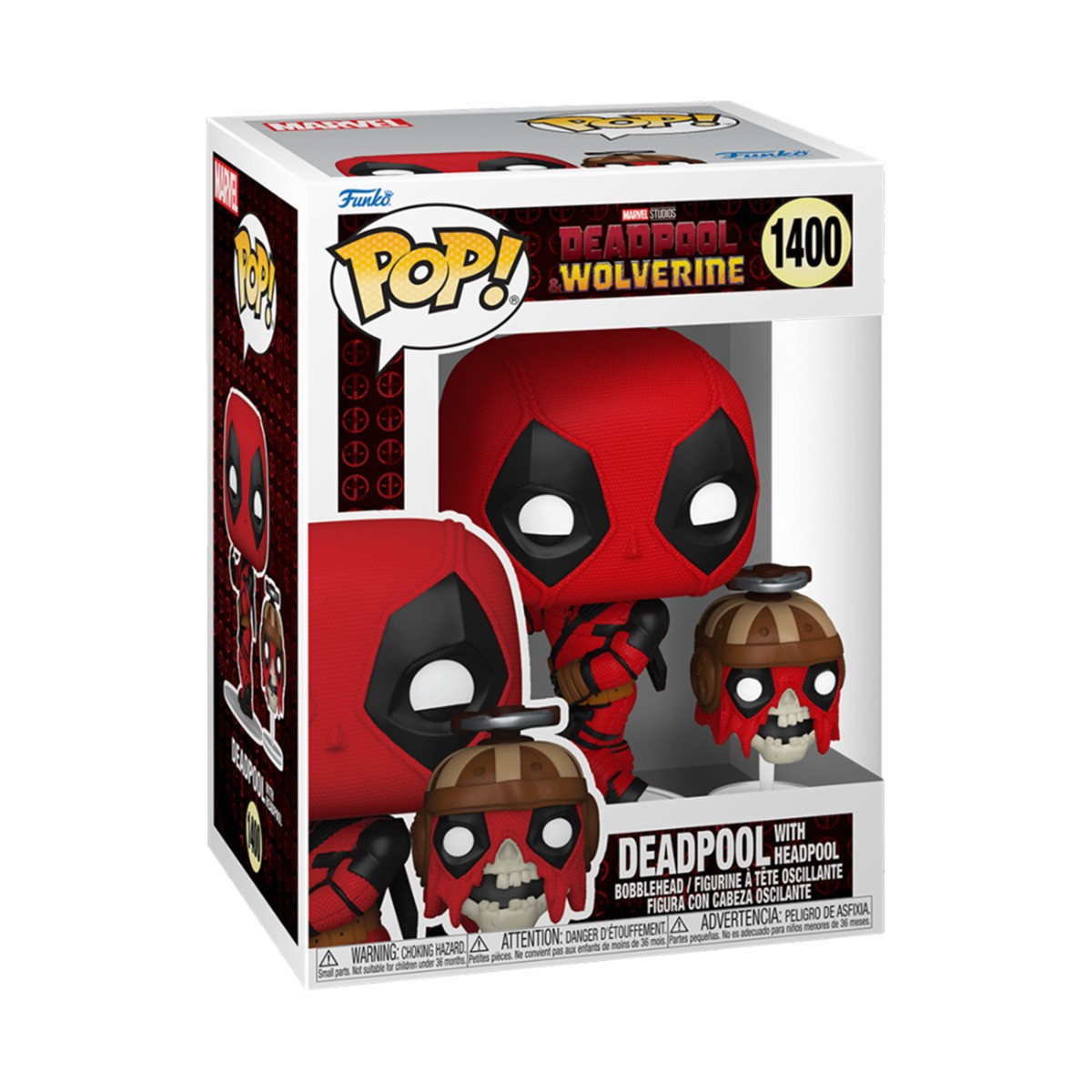 845грн+15% дисконт Арт.79768 Набір ігрових фігурок Funko POP! серії Дедпул 3 - Дедпул з Хедпулом