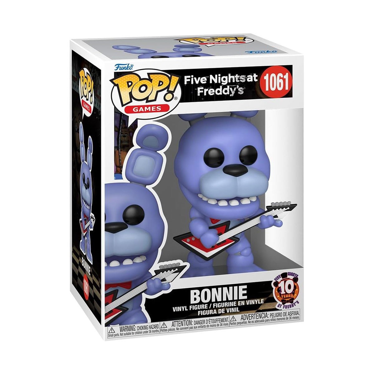 845грн+15% дисконт Арт.87113 Ігрова фігурка Funko POP! серії 5 ночей у Фредді: 10 років - Бонні