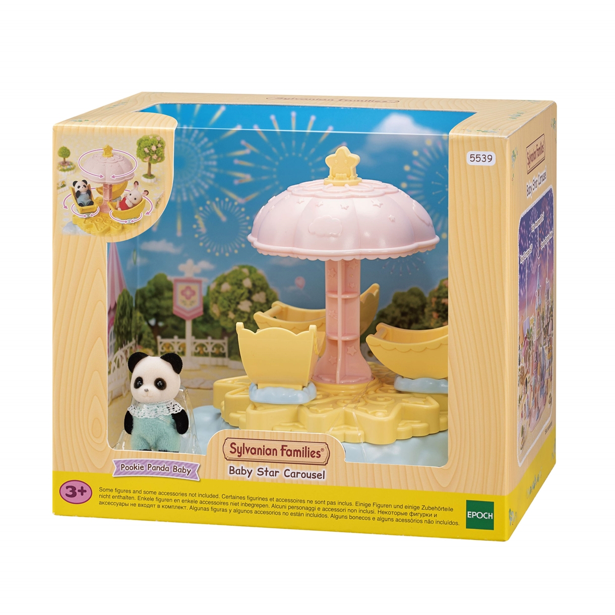 Ігровий набір Sylvanian Families Малюк Панда і карусель (5539)