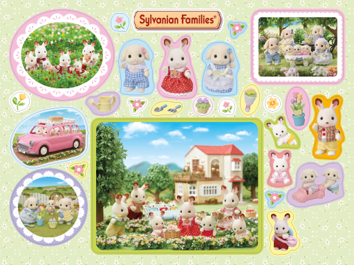 Набір стікерів Sylvanian Families "Літо 2025"
