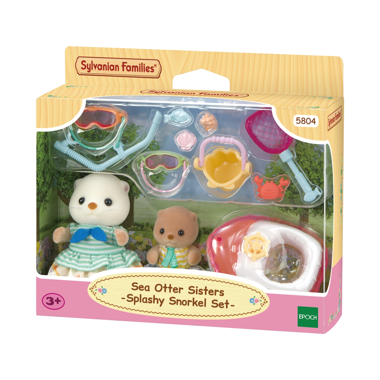 Ігровий набір Sylvanian Families "Сестрички Морські видри з набором для пірнання" (5804)