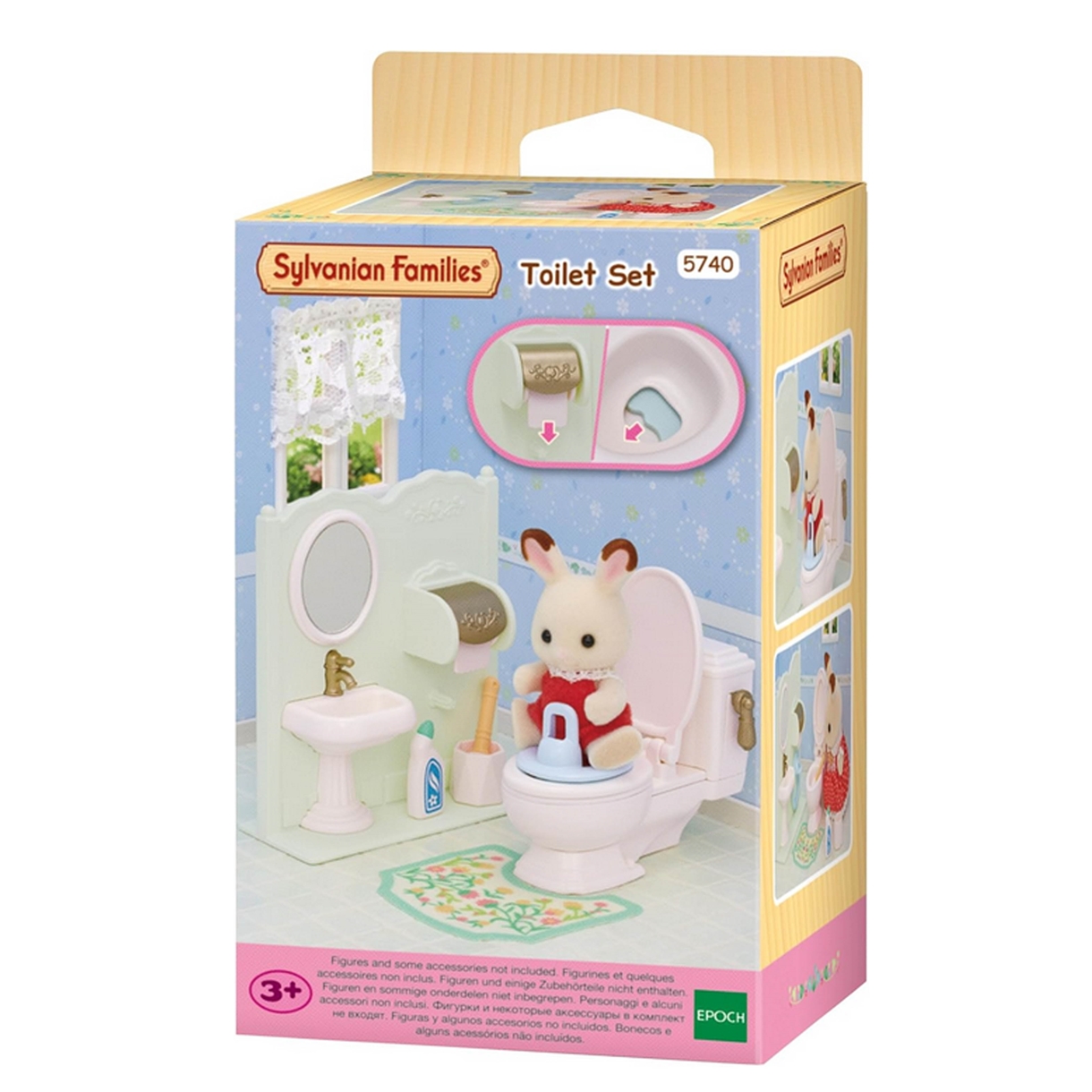 Ігровий набір Sylvanian Families "Туалетна кімната, оновлена" (5740)