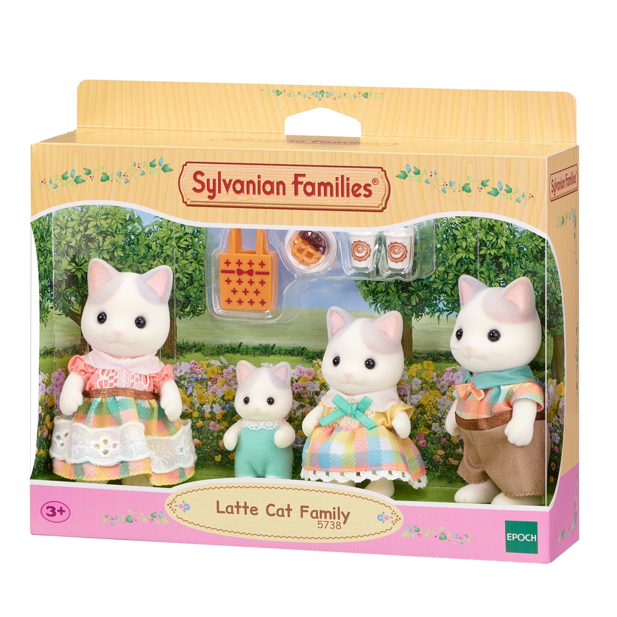 Ігровий набір Sylvanian Families "Сім'я Котів Лате" (5738)