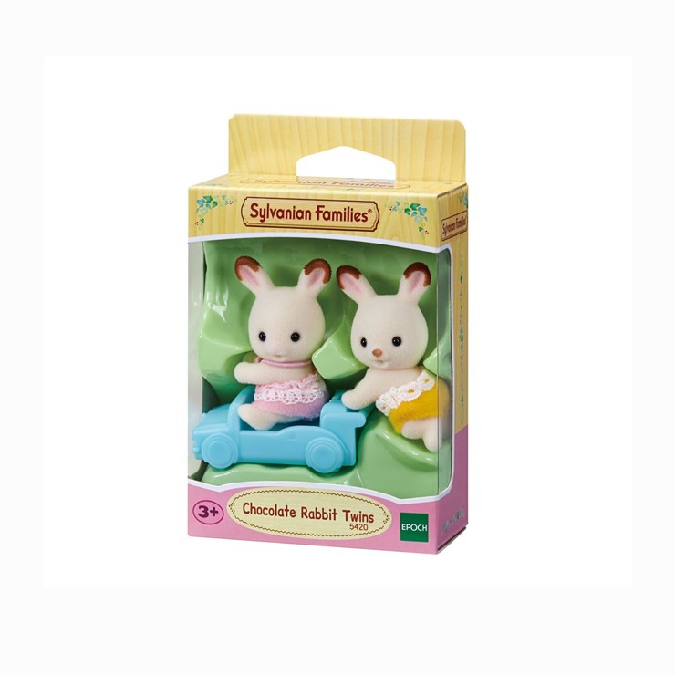 Ігровий набір Sylvanian Families Шоколадні Кролики-двійнята на машинці (5420)