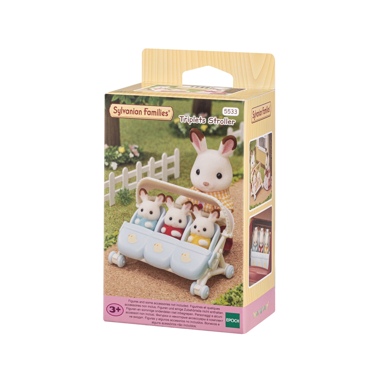 Ігровий набір Sylvanian Families "Коляска для трійні" (5533)