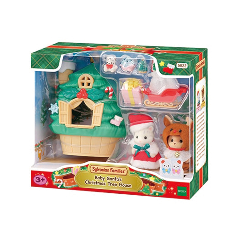 Очікується!! Ігровий набір Sylvanian Families Малюки на Різдво (5822)