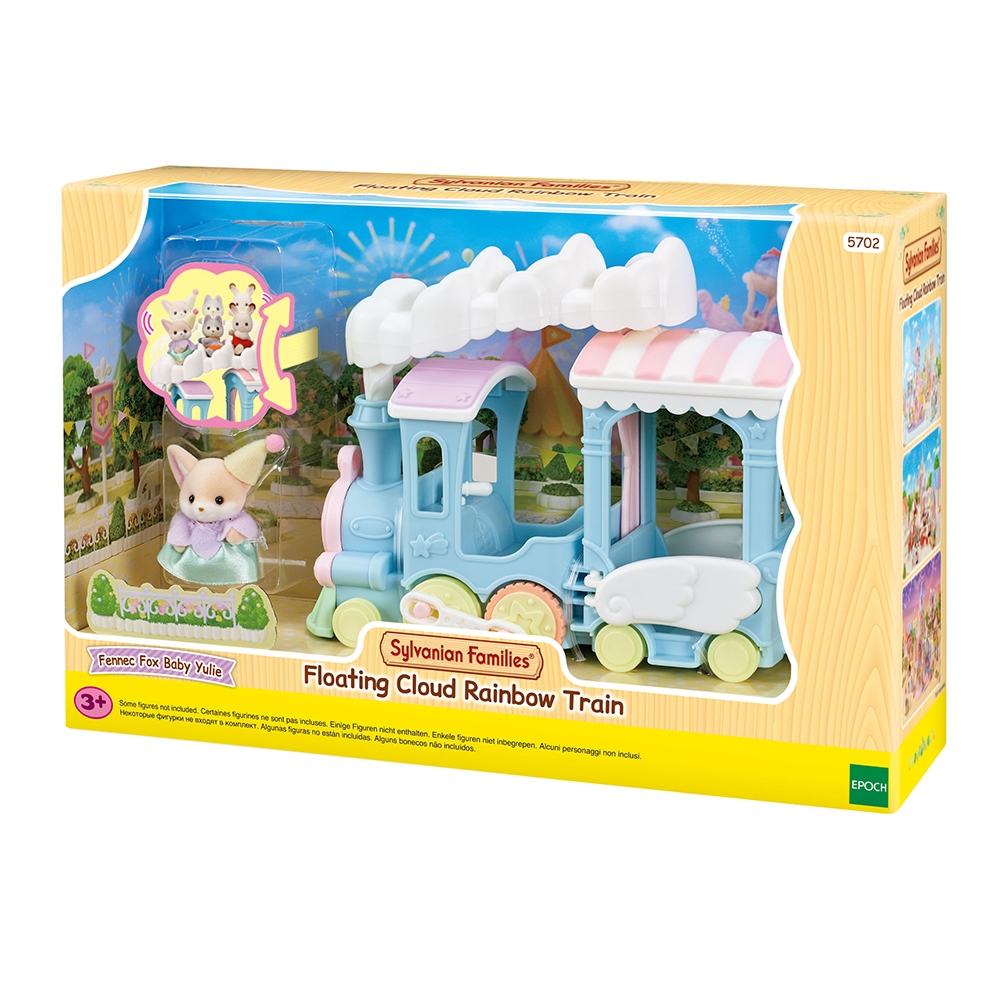 Очікується!!! Ігровий набір Sylvanian Families Райдужний потяг з лисичкою (5702)
