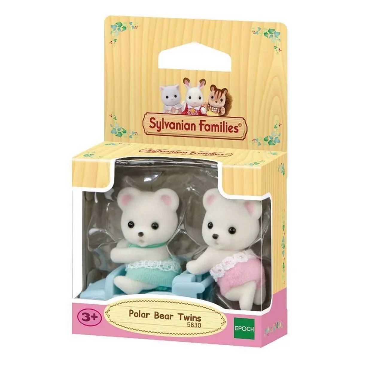 Очікується!! Ігровий набір Sylvanian Families Білі ведмежата-двійнята (5830)