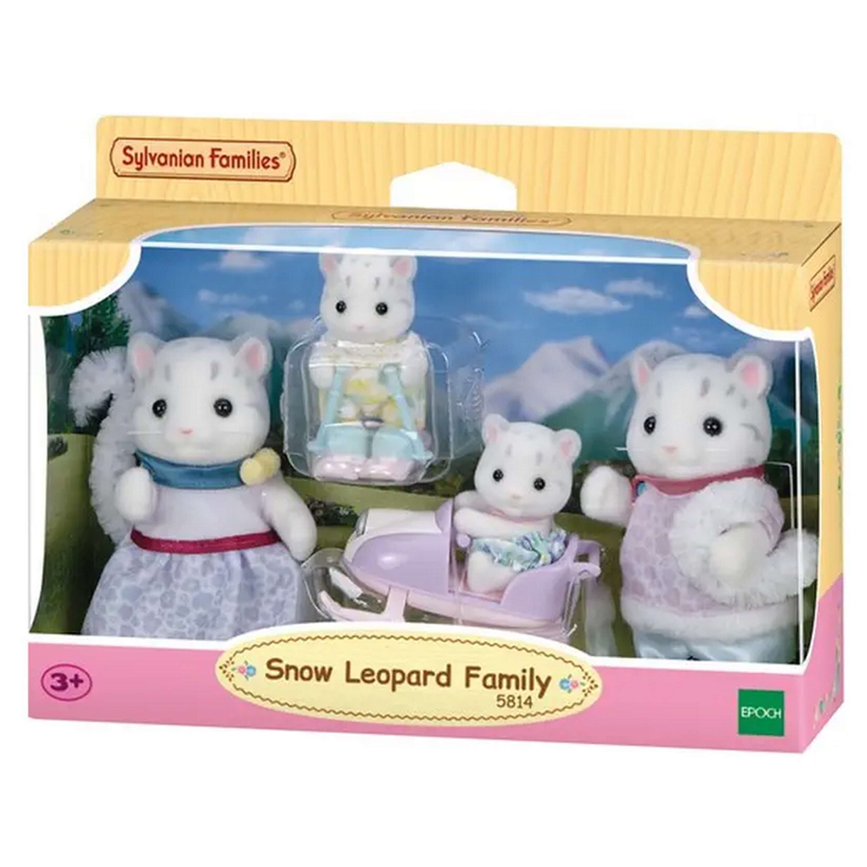 Очікується!!! Ігровий набір Sylvanian Families Сім’я Сніжних леопардів (5814)