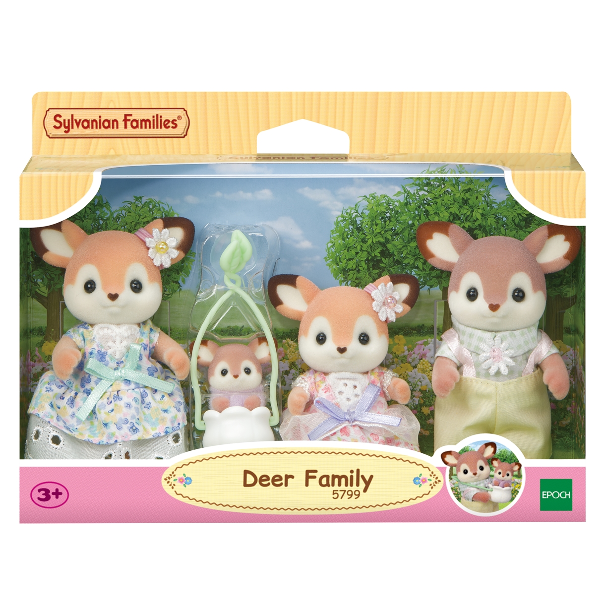Очікується!!! Ігровий набір Sylvanian Families Сім'я Квіткових Оленів (5799)