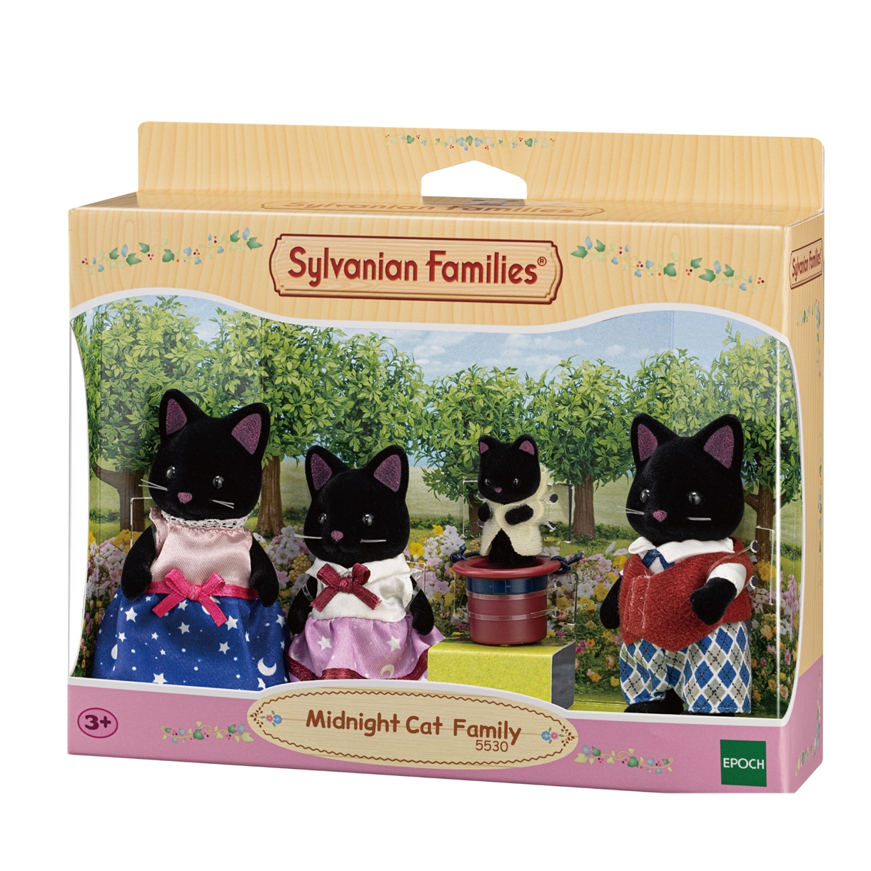Очікується!!! Ігровий набір Sylvanian Families "Сім'я Чорних Котів" (5530)