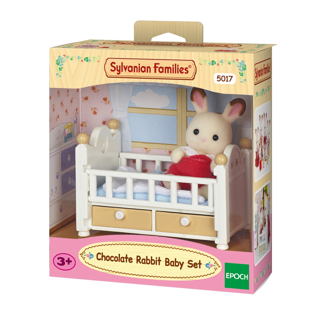 Очікується!!! Ігровий набір Sylvanian Families Шоколадний кролик в ліжечку (5017)