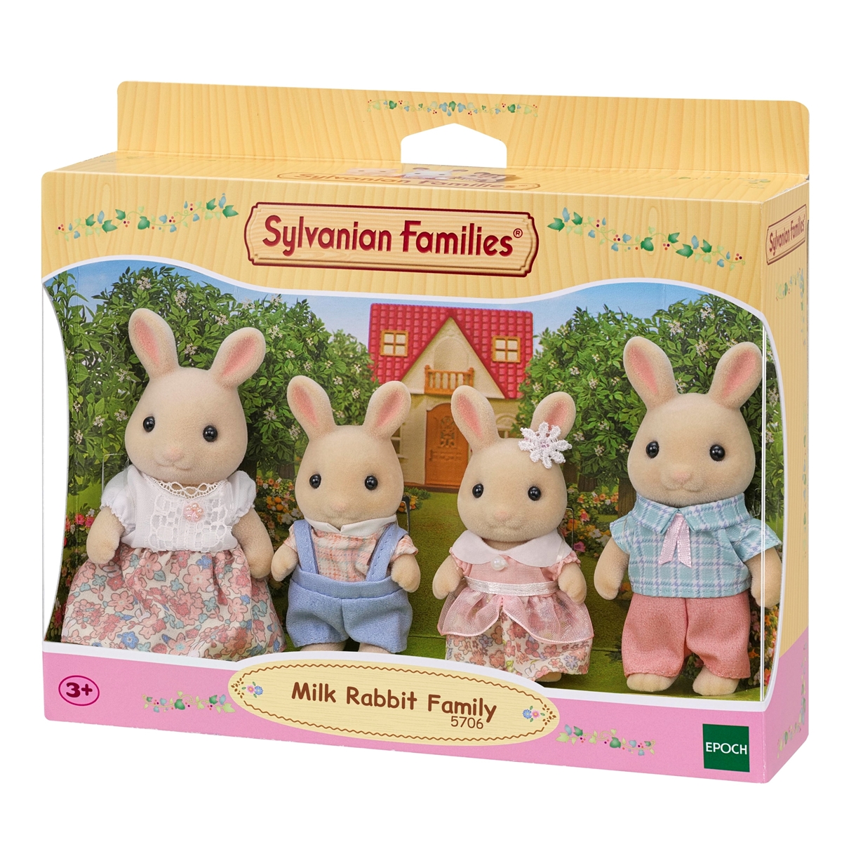 Очікується!!! Ігровий набір Sylvanian Families Сім'я Молочних Кроликів (5706)