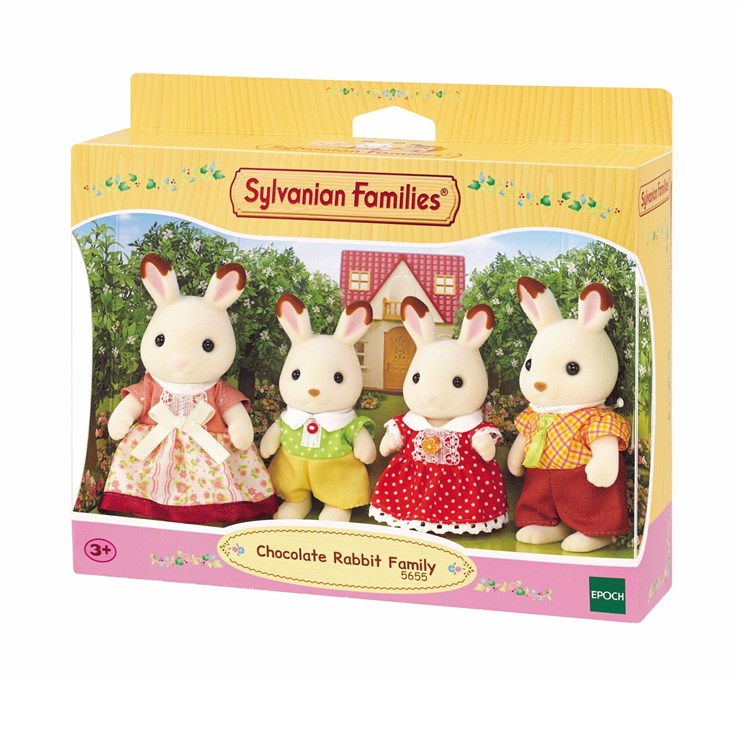 Очікується!!! Ігровий набір Sylvanian Families Сім'я Шоколадних Кроликів (5655)