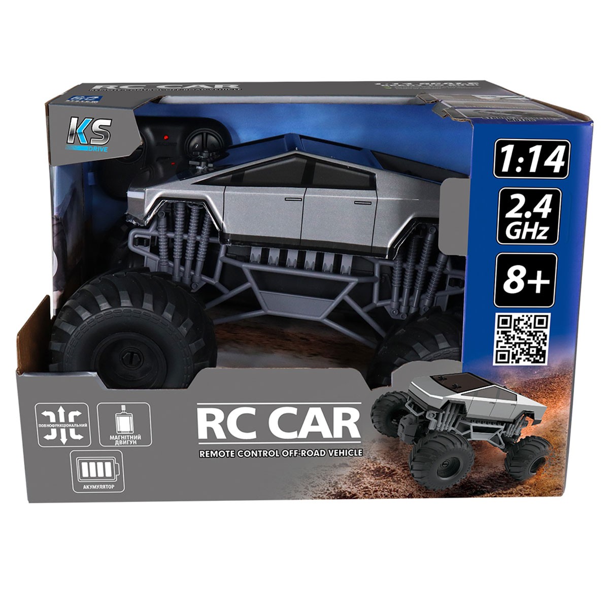 1497грн+15% дисконт Арт. SL-8362ARHG Автомобіль Bigfoot Off-road на р/к - Cyber Ride (2,4 ГГ