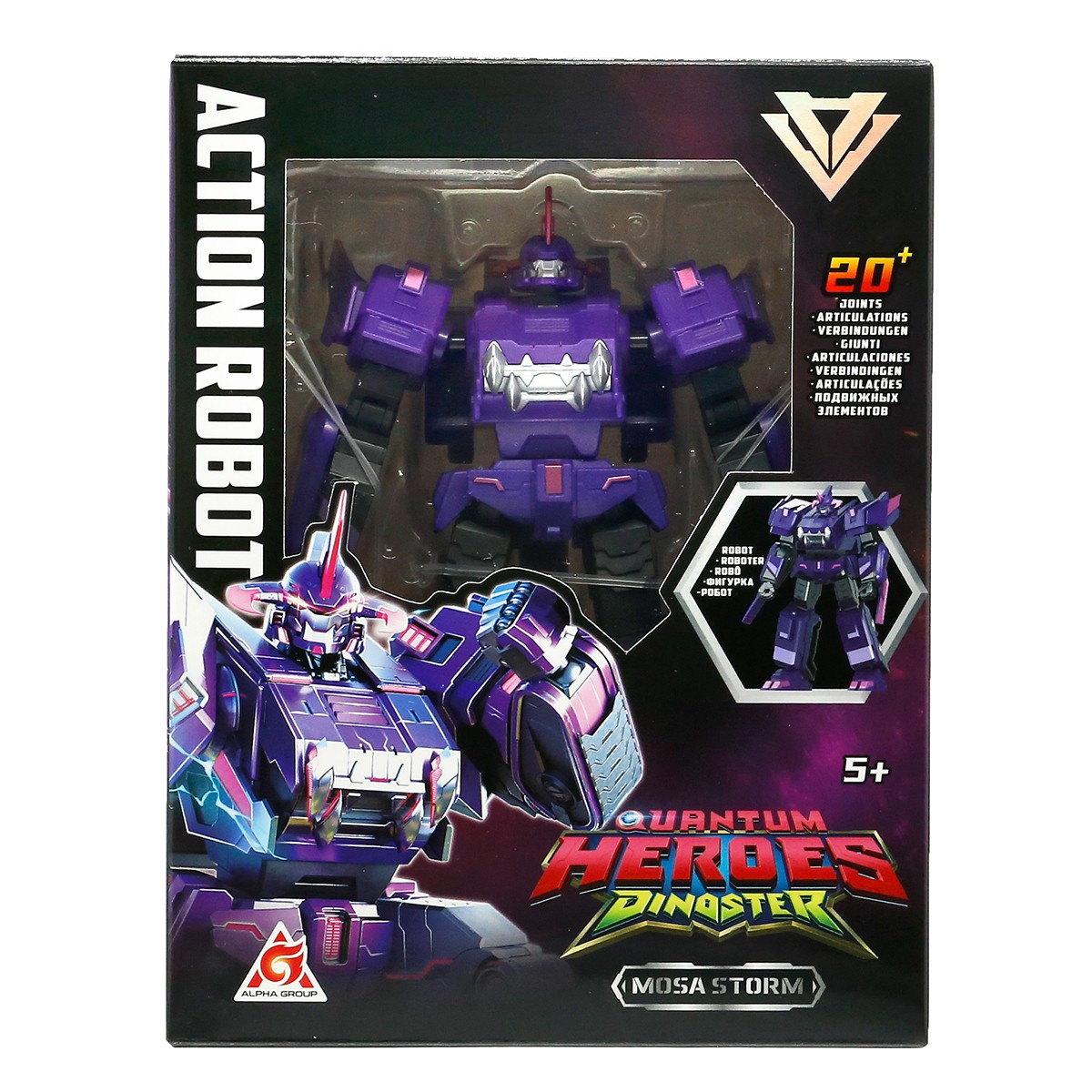 597грн+15% дисконт Арт.EU580873 Фігурка Dinoster - Моса Шторм (12,7 см, з аксес.)