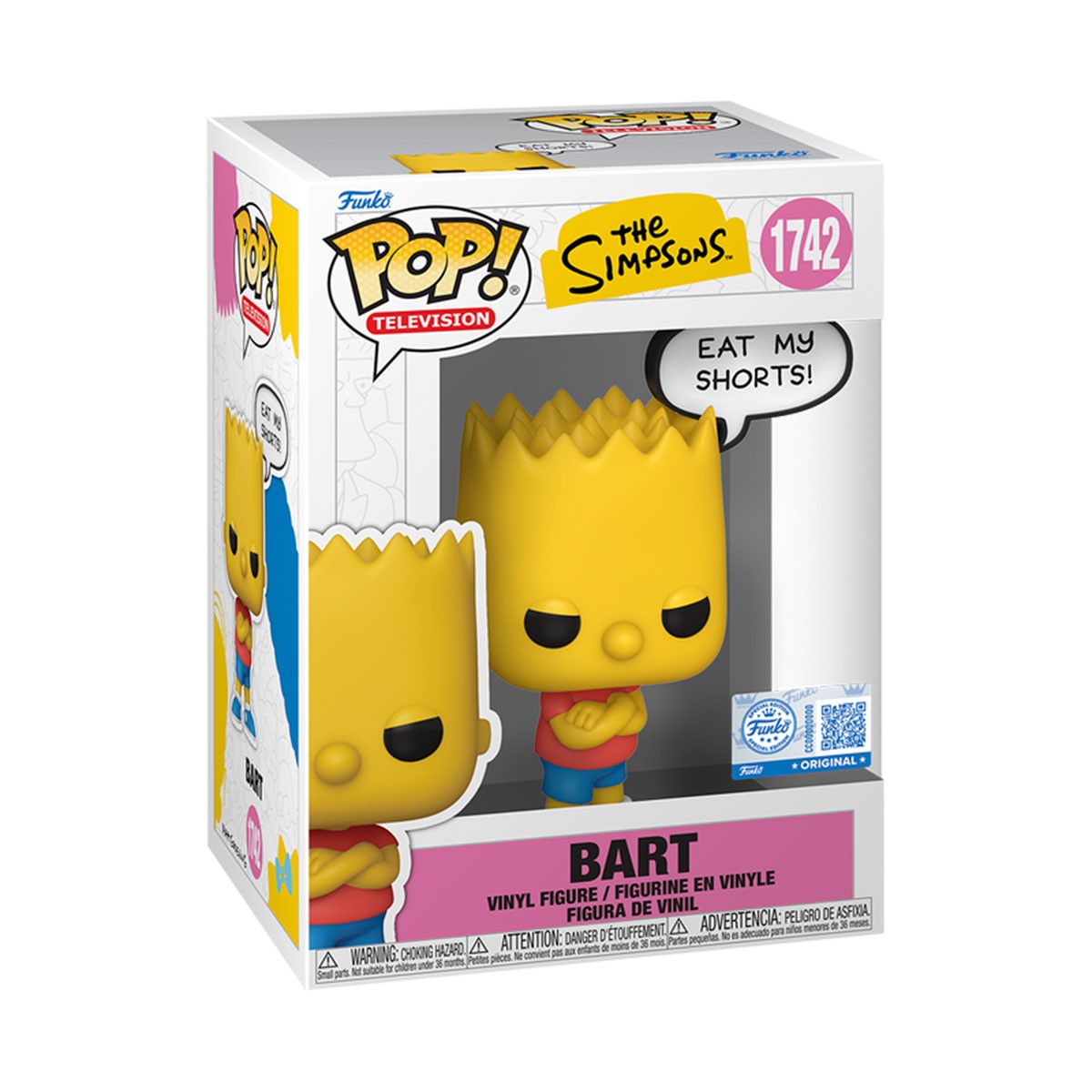 845грн+15% дисконт Арт.87246 Ігрова фігурка Funko POP! серії Сімпсони - Барт