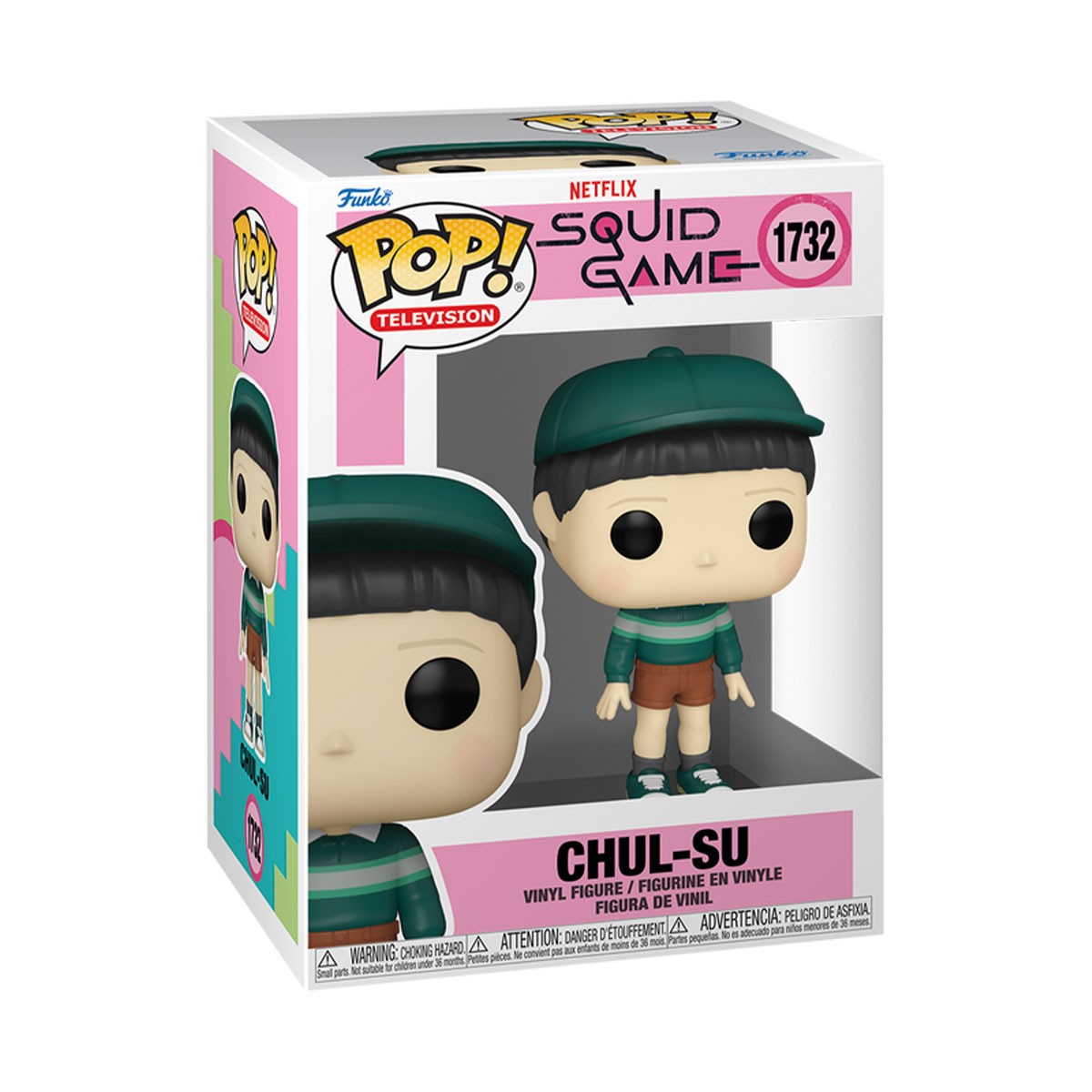 845грн+15% дисконт Арт.83485 Ігрова фігурка Funko POP! серії Гра в кальмара 3 - Чоль-Су