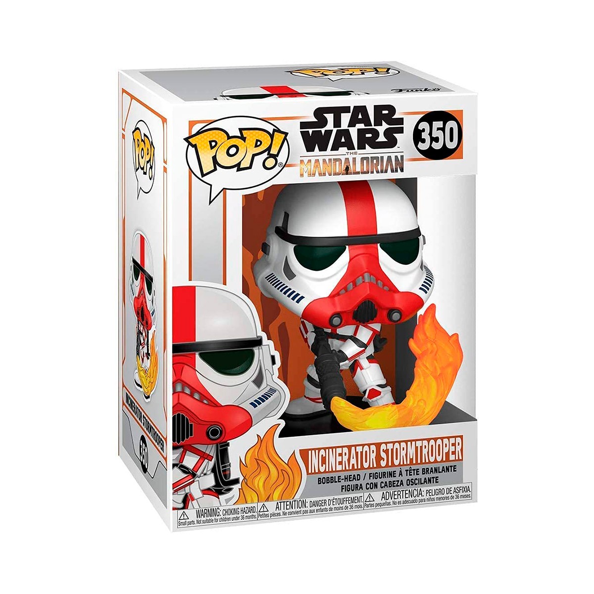 845грн+15% дисконт Арт.45542 Ігрова фігурка Funko POP! серії Мандалорець – Штурмовик з вогнеметом
