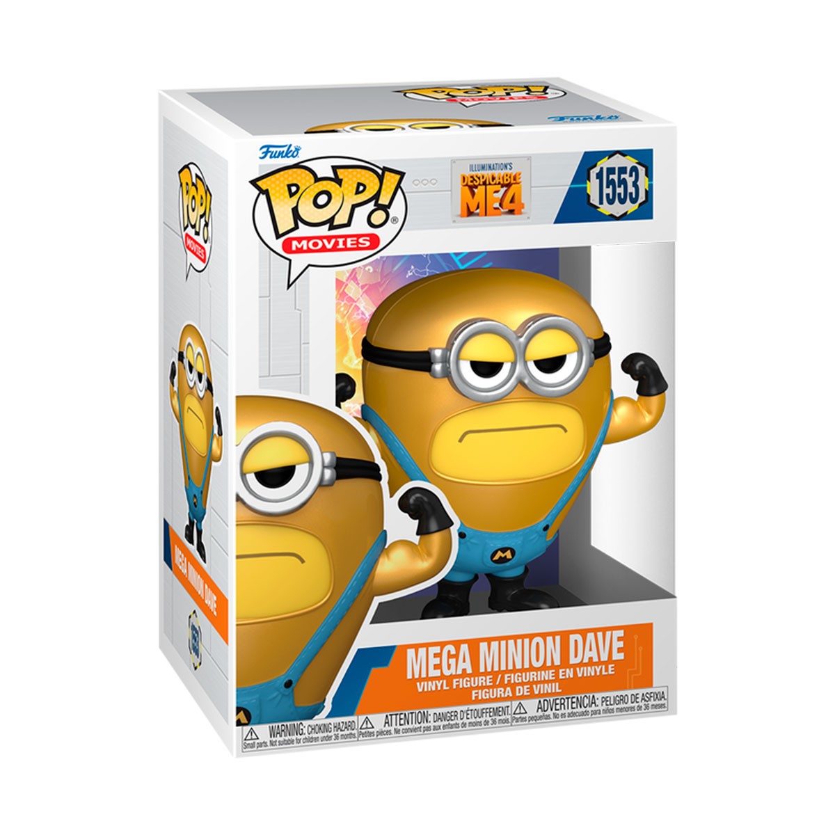 845грн+15% дисконт Арт.76049 Ігрова фігурка Funko Pop! серії Нікчемний я 4 - Супер Дейв