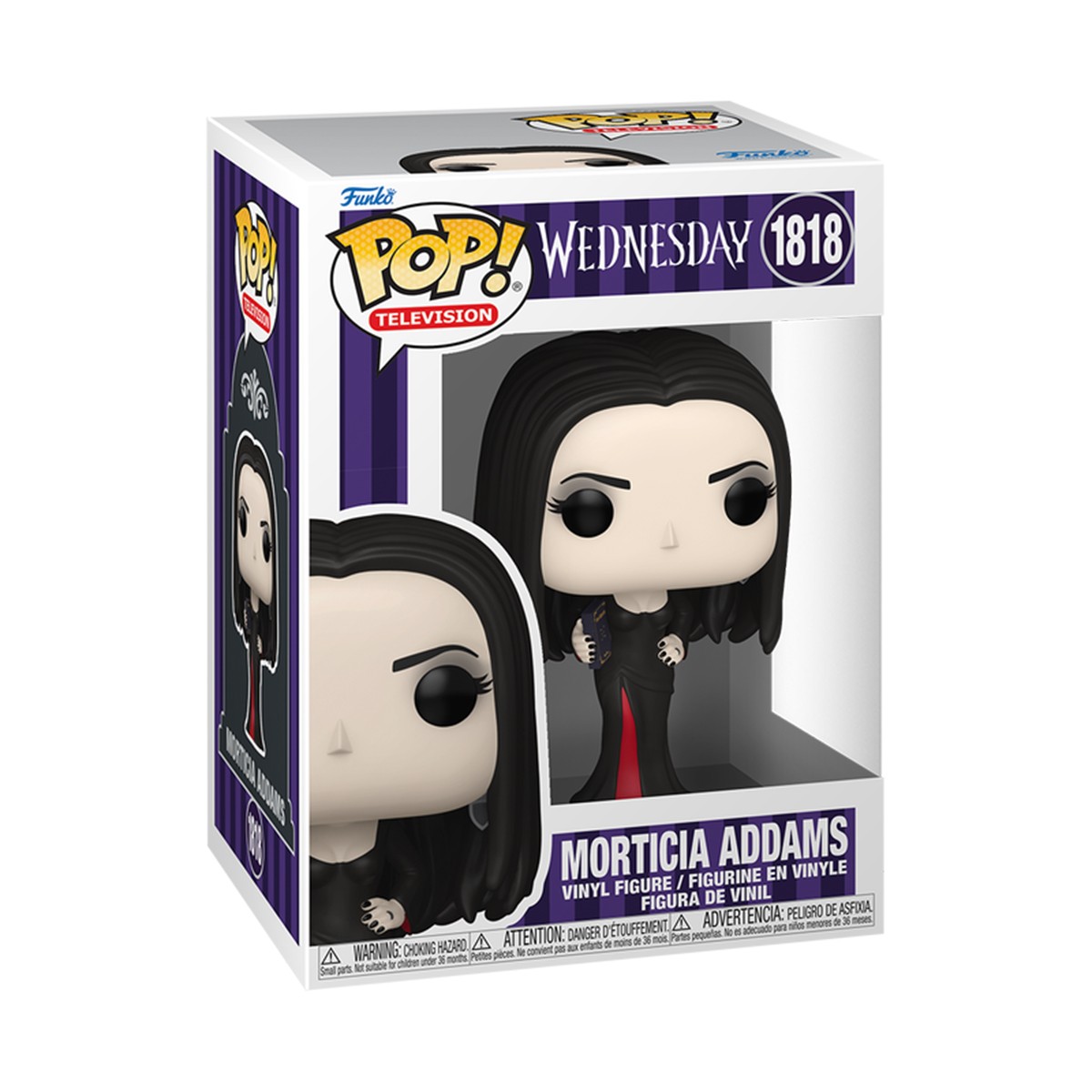 845грн+15% дисконт Арт.86680 Ігрова фігурка Funko POP! серії Венздей - Мортіша Аддамс з Книгою Заклинань
