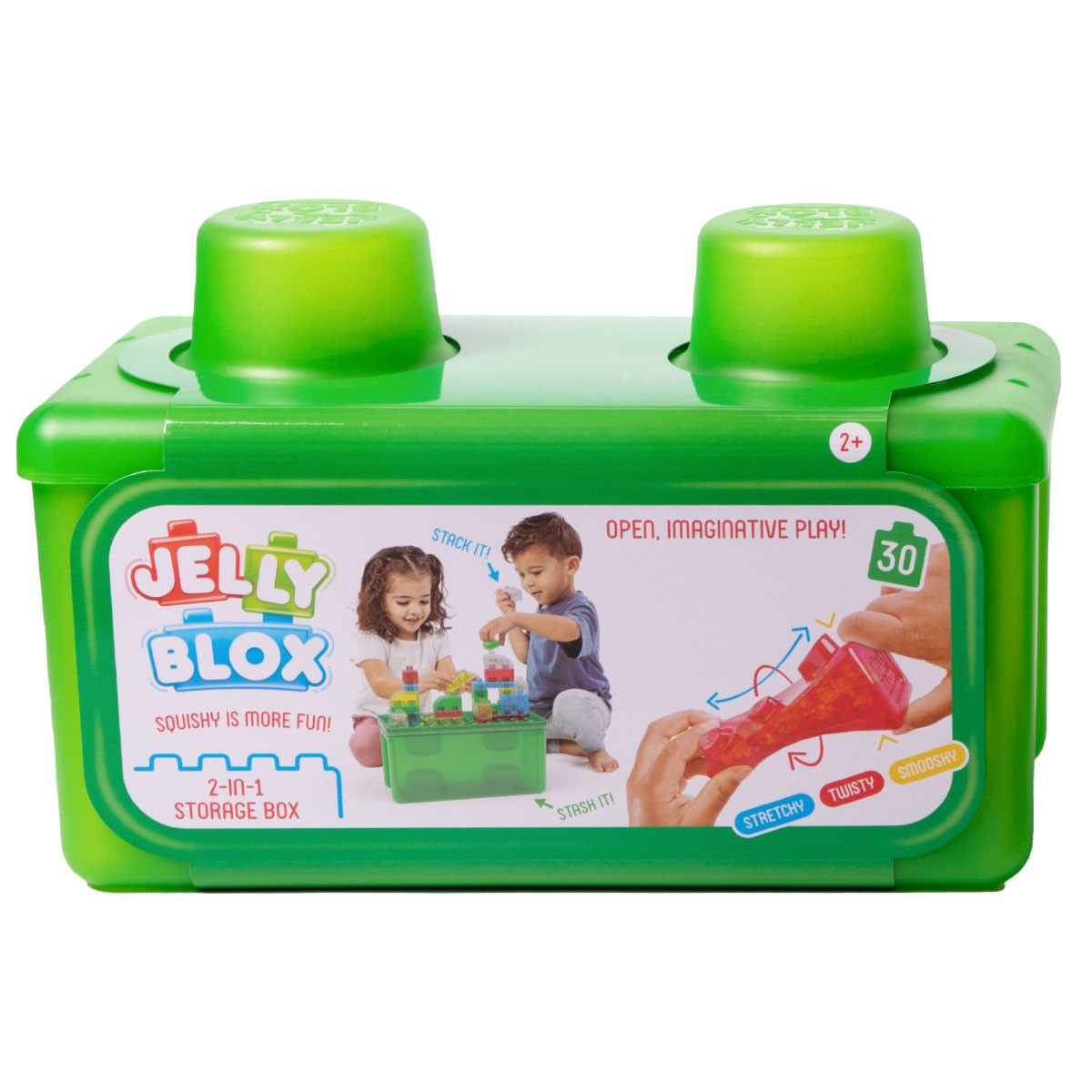 1897грн+15% дисконт Арт.931693 Сенсорний конструктор Jelly Blox - В кейсі 2 в 1: будуй-складай