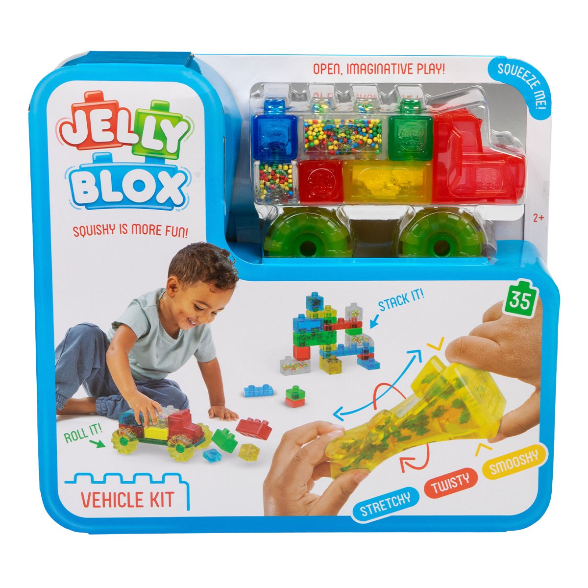 2197грн+15% дисконт Арт.931694 Сенсорний конструктор Jelly Blox - Машинка Врум-врум!