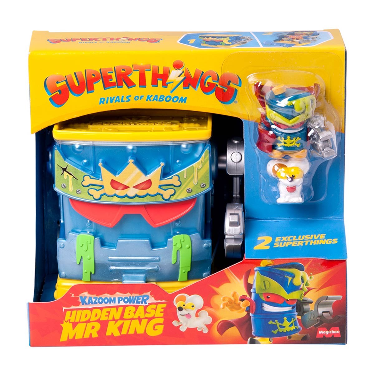 465грн+10% дисконт Арт.PSTSP112IN240 Ігровий набір SuperThings серії Kazoom Power - Прихована база Містера Кінга