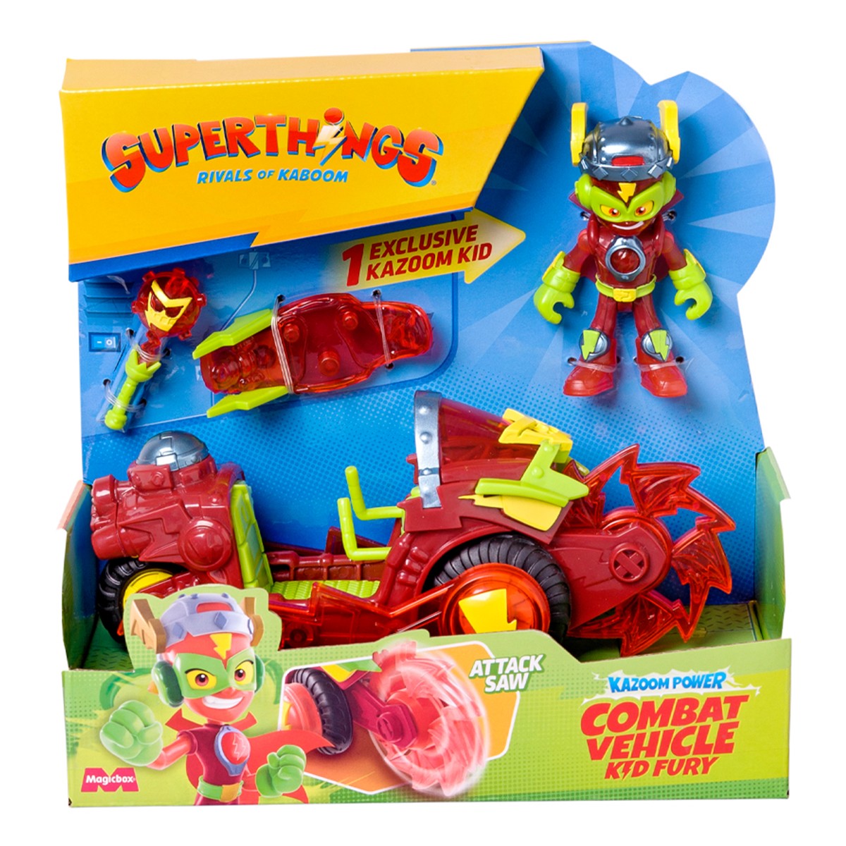 755грн +10% дисконт Арт.PSTSP116IN210 Ігровий набір SuperThings серії Combat Vehicles - Кід Ф'юрі