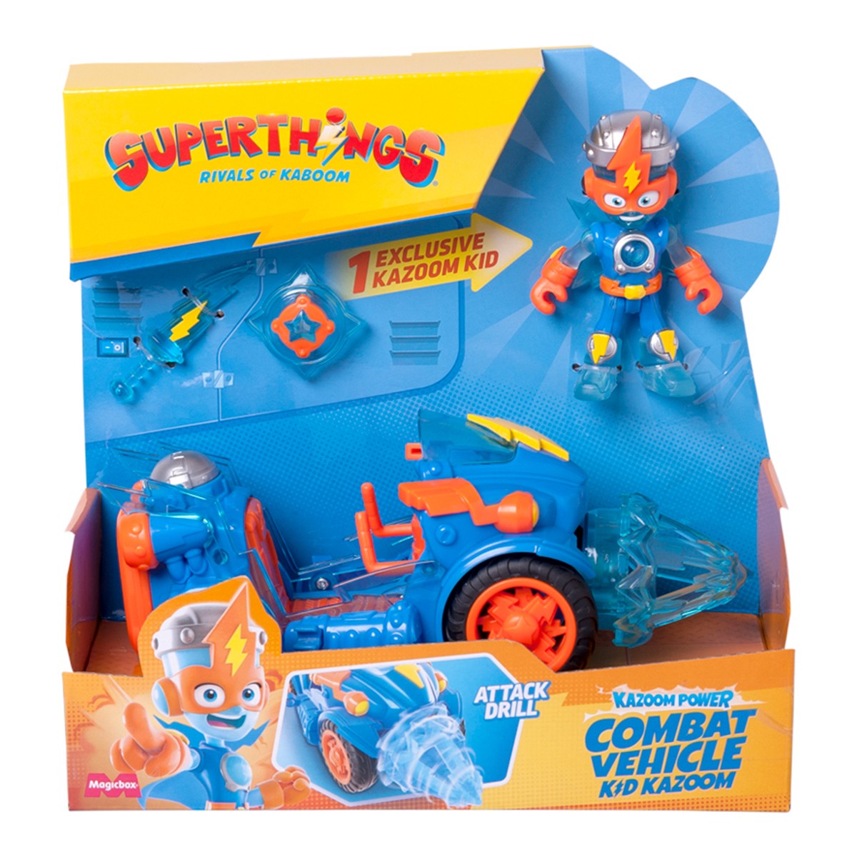755грн+10% дисконт Арт.PSTSP116IN200 Ігровий набір SuperThings серії Combat Vehicles - Кід Казум