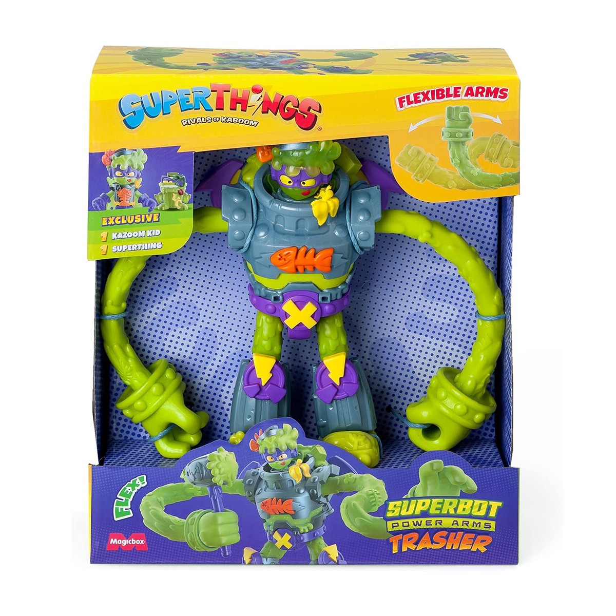 925грн +15% дисконт Арт.PSTSP116IN60 Ігровий набір Superthings S – Супербот Трешер