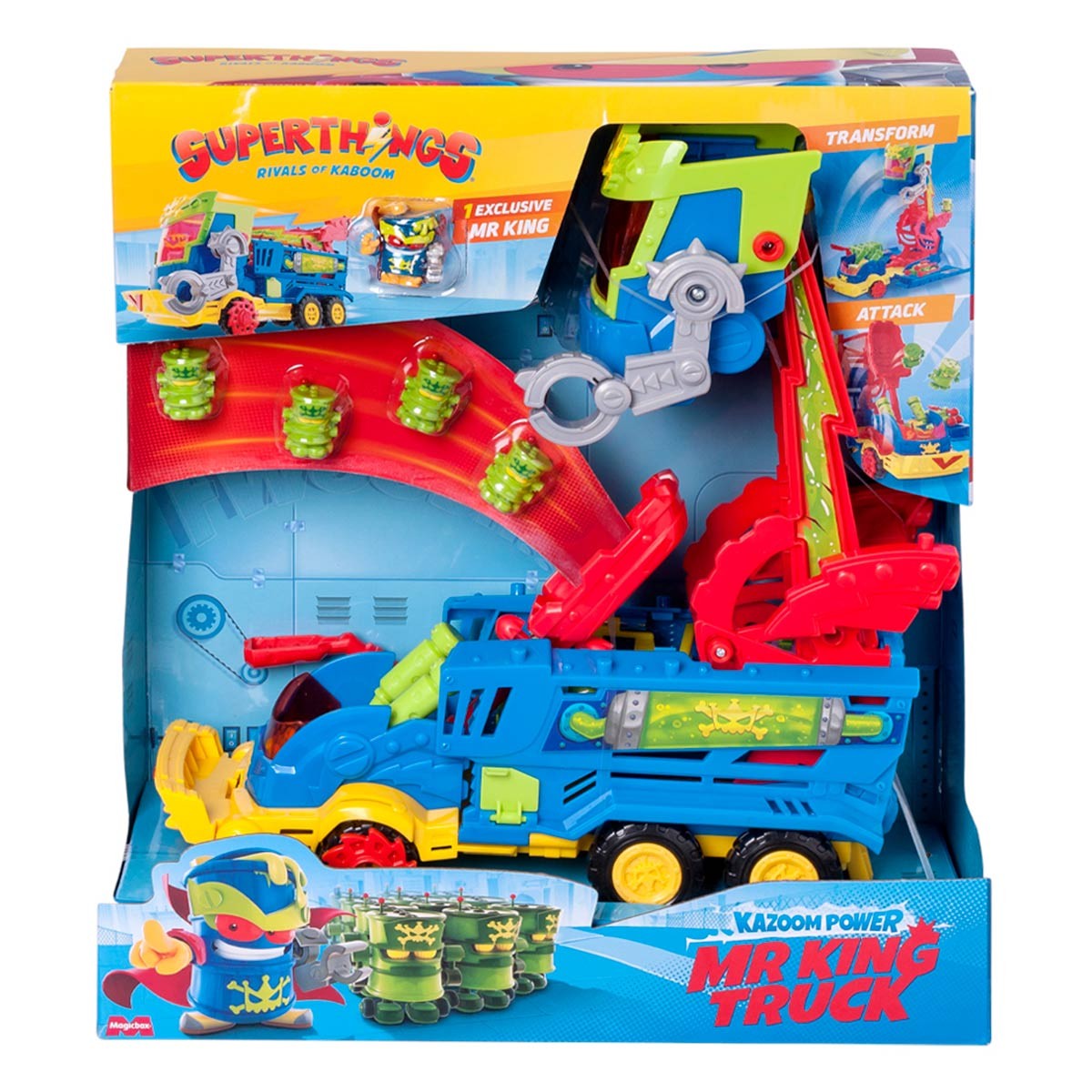 1995грн +15% дисконт Арт.PSTSP114IN10 Ігровий набір SuperThings - Трак Містера Кінга