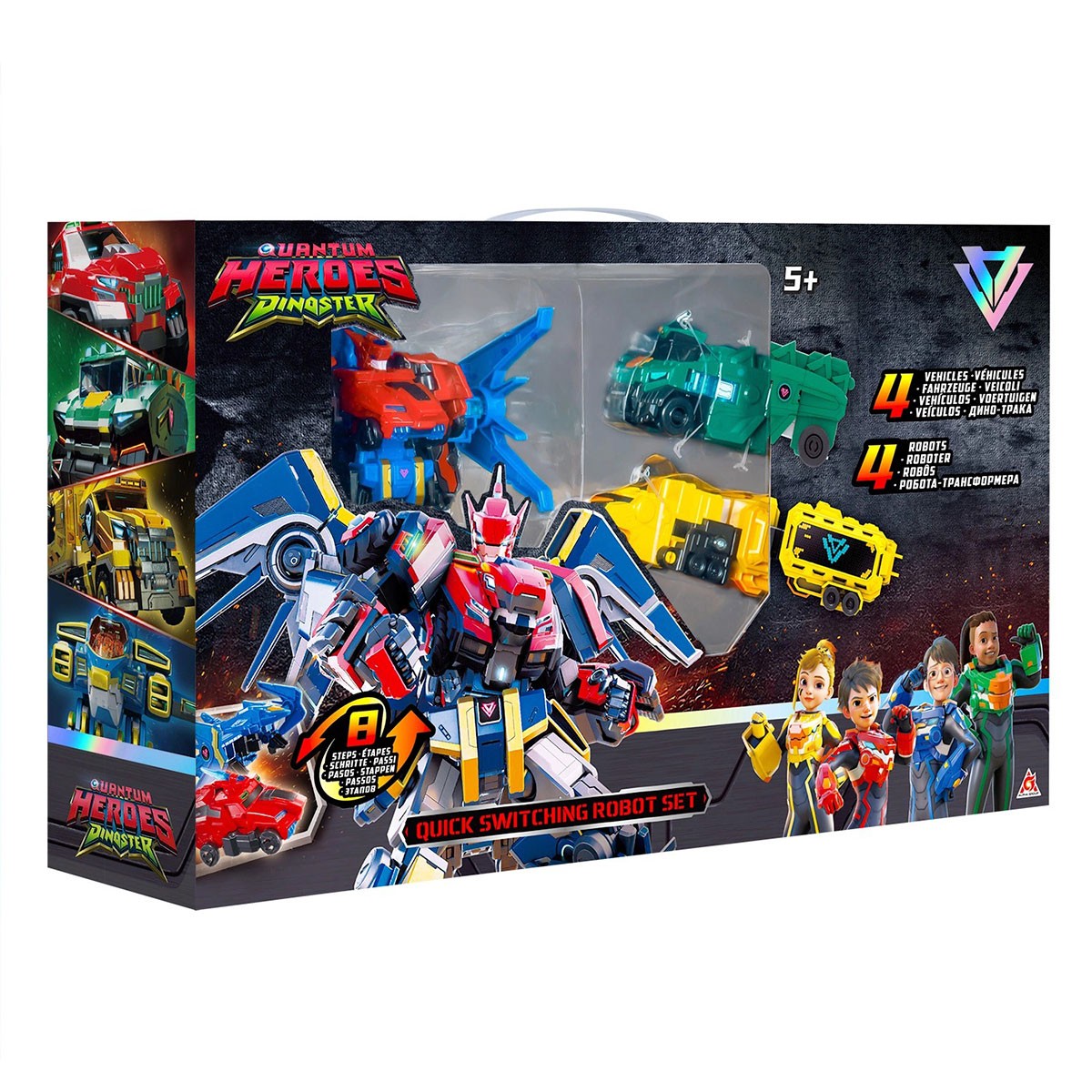 2297грн+15% дисконт Арт.EU580810A Ігровий набір Dinoster - Швидка трансформація