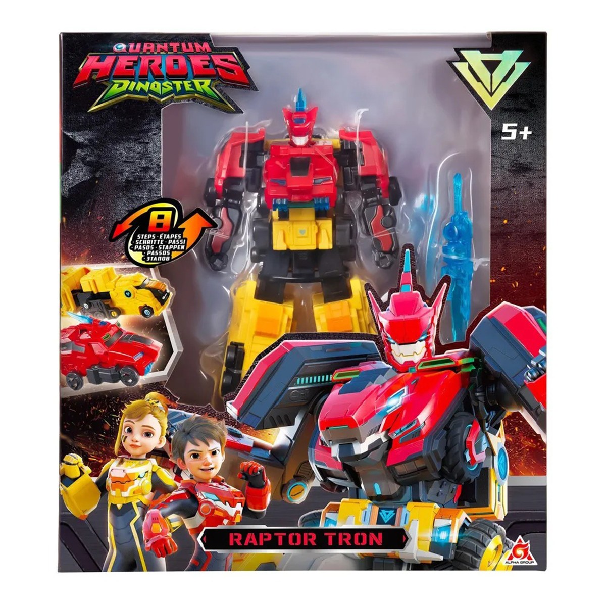 1257грн+15% дисконт Арт.EU580811 Ігровий набір з роботом-трансформером – Раптор Трон