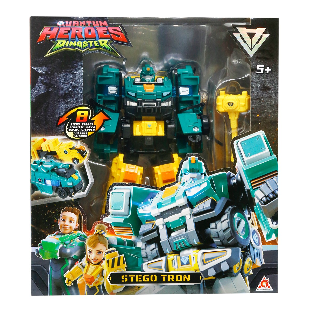 1257грн+15% дисконт Арт.EU580814 Ігровий набір з роботом-трансформером - Стего Трон