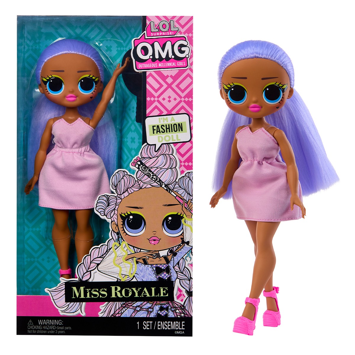 895грн +15% дисконт Арт.989912 Лялька L.O.L. Surprise! серії OPP O.M.G. – Міс Роял