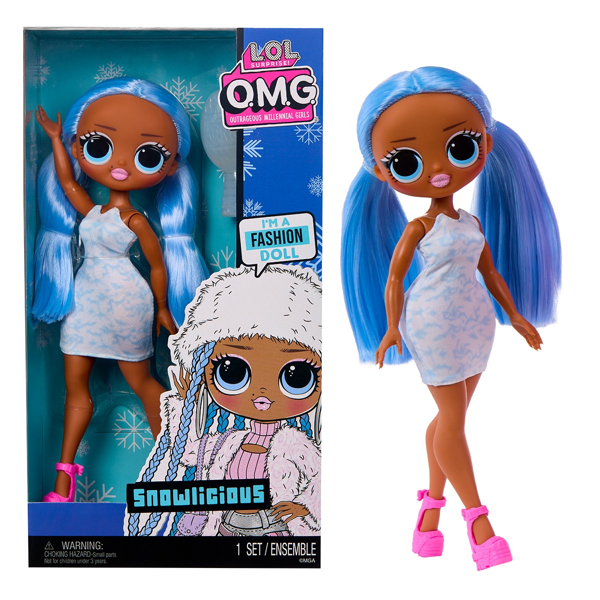 895грн+15% дисконт Арт.989899Лялька L.O.L. Surprise! серії OPP O.M.G. – Сноулішес