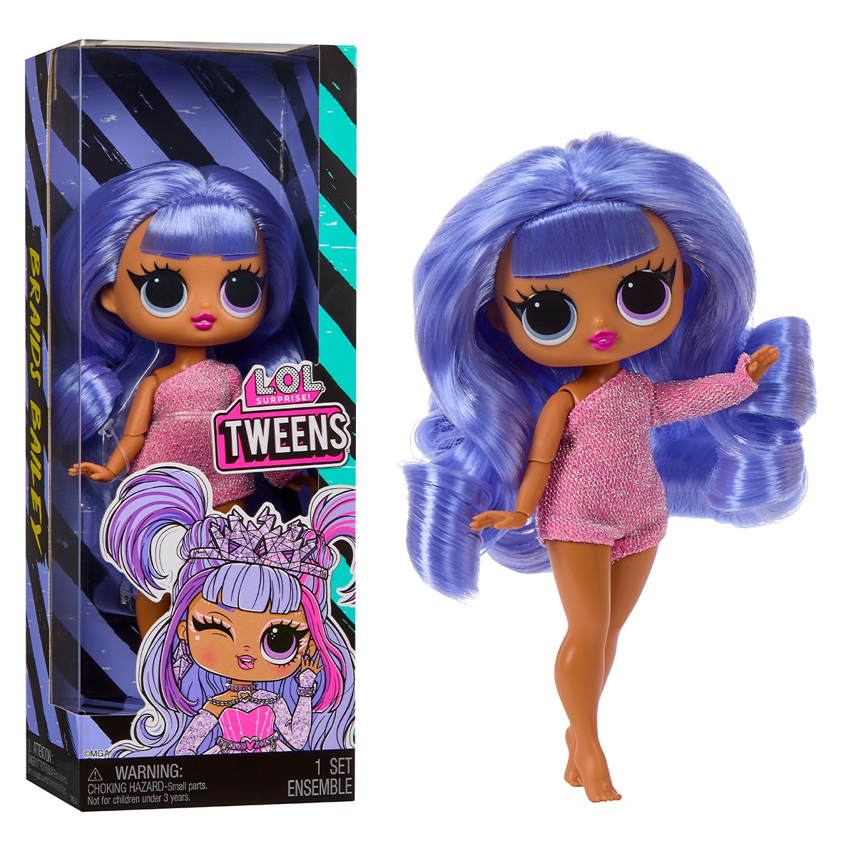 895грн+15% дисконт Арт.989851 Лялька L.O.L. Surprise! серії OPP Tweens – Бейлі